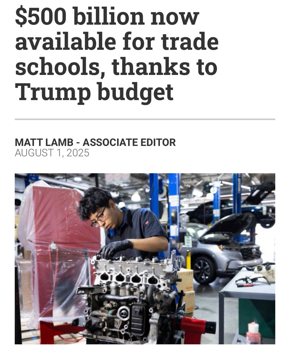 MAKE TRADE SCHOOLS GREAT AGAIN!