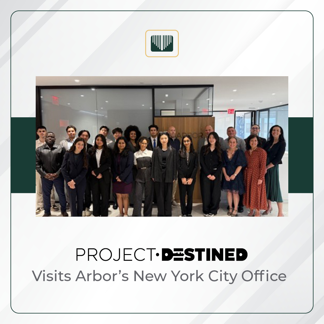 arbor1's tweet photo. Watch @ProjectDestined's new video about Arbor's Commercial Bridge Program, featuring students from the program and mentors from Arbor Realty Trust: https://t.co/48gthXCVfT
#ArborRealtyTrust #ProjectDestined #Multifamily https://t.co/55aUZBXqI0