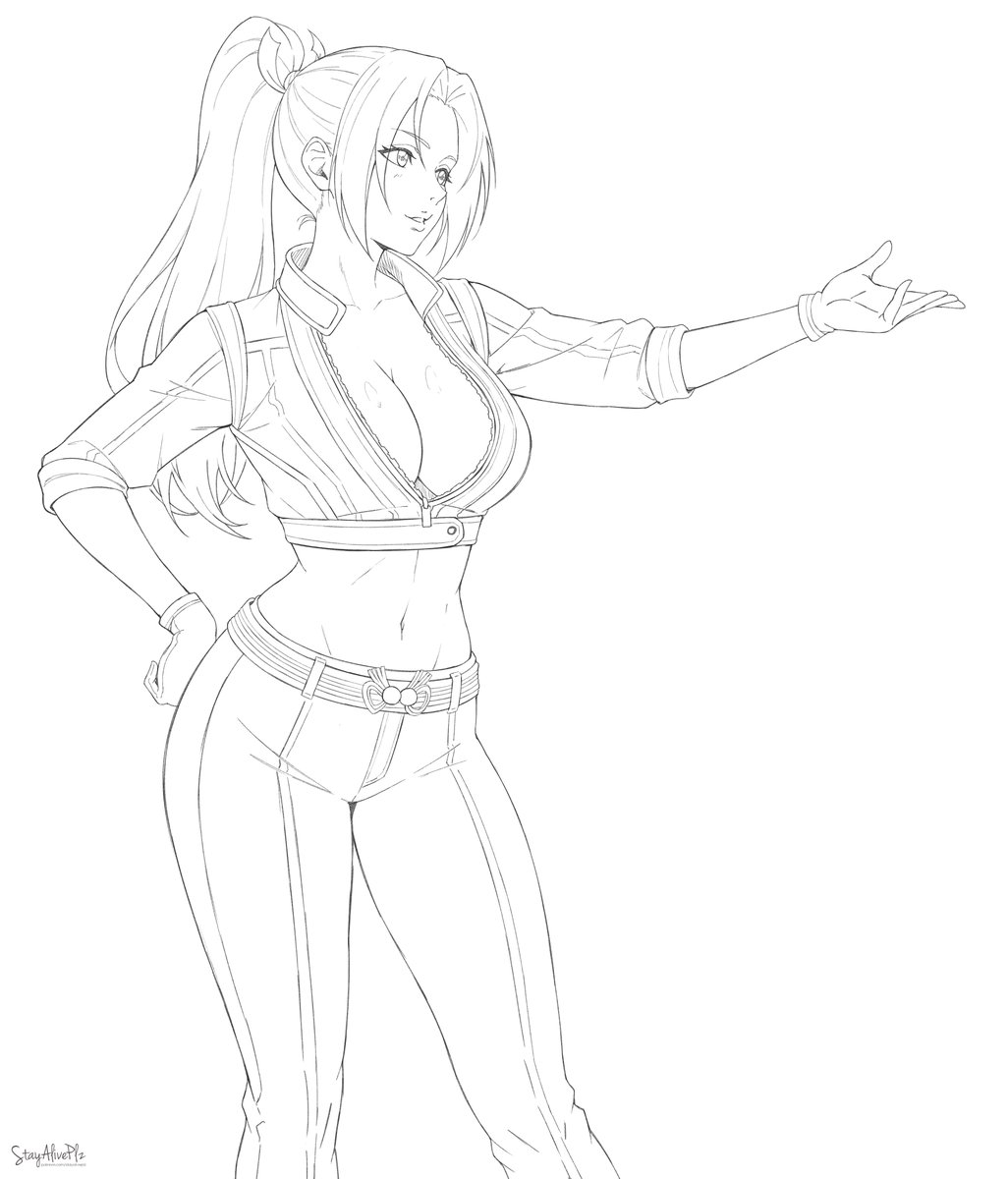 Mai Shiranui sketch #streetfighter6 #maishiranui