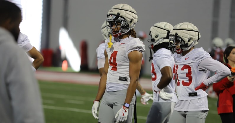 Ohio State freshman cornerback Devin Sanchez has lost his black stripe.

Let the hype for the five-star freshman truly take off...

READ: on3.com/teams/ohio-sta…