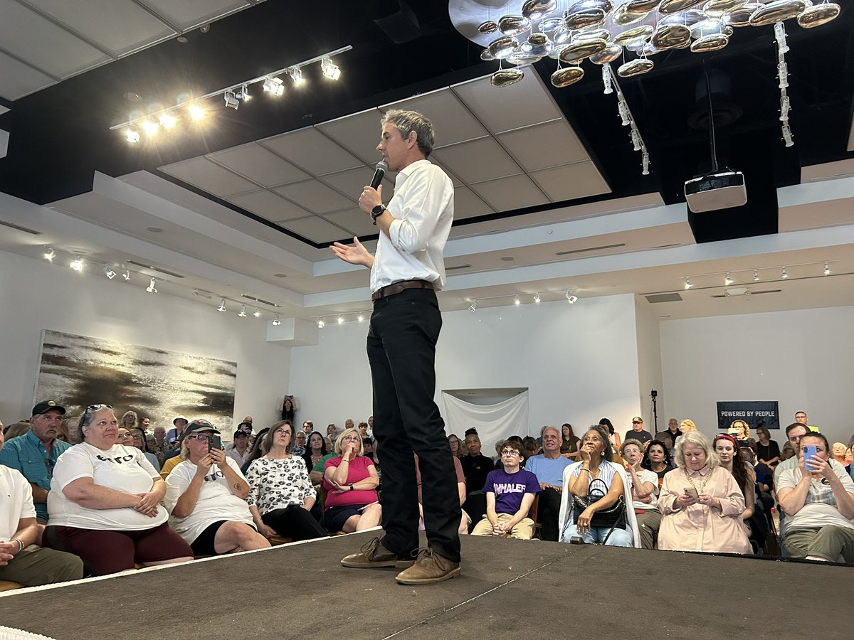 Kansas Dems (@kansasdems) on Twitter photo The energy was felt Monday night at the Powered By People event in Kansas City.
We appreciate <a href="/BetoORourke/">Beto O'Rourke</a> for his support of the Kansas Democratic Party and his continued fight for equality and justice for all people! The energy was felt Monday night at the Powered By People event in Kansas City.
We appreciate <a href="/BetoORourke/">Beto O'Rourke</a> for his support of the Kansas Democratic Party and his continued fight for equality and justice for all people!