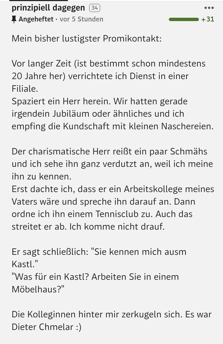 Der <a href="/chmelar_dieter/">dieter chmelar</a> und die "Promi-Sichtung".