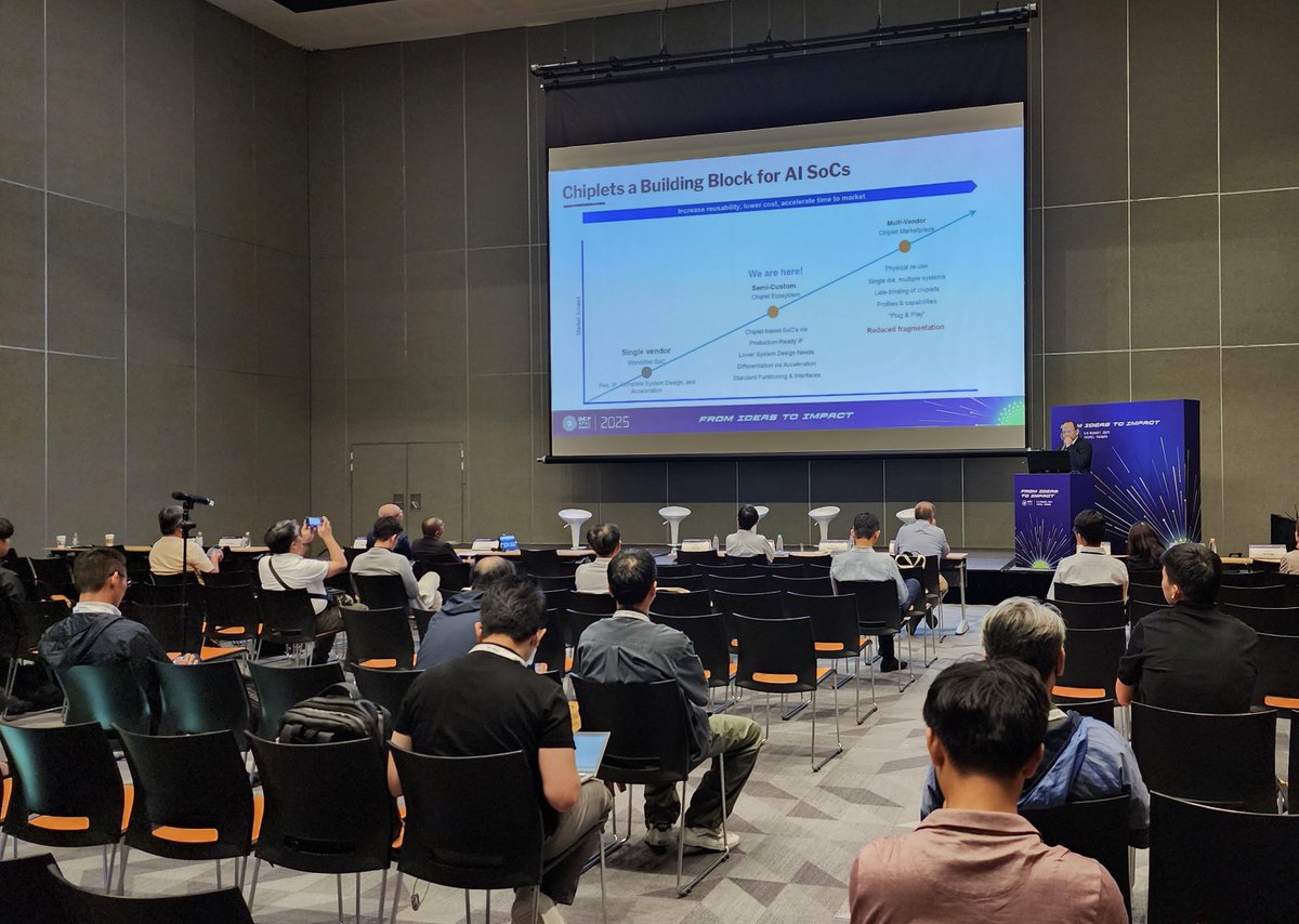 ProteanTecs's tweet image. 🎉 A great week at #OCPAPAC Summit 2025 in Taipei!

Thanks to @OCPGroup for hosting. proteanTecs was proud to present with Arm:

Lifecycle System Monitoring with Arm’s SMCF + proteanTecs
by Dragon Hsu, Director of Application Engineering