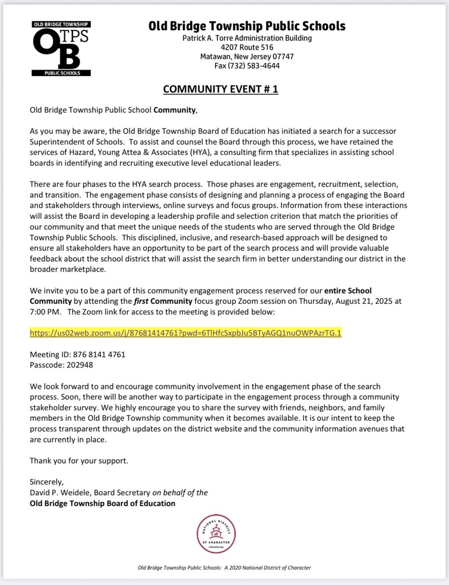 Community Event 1 - Thursday, August 21st