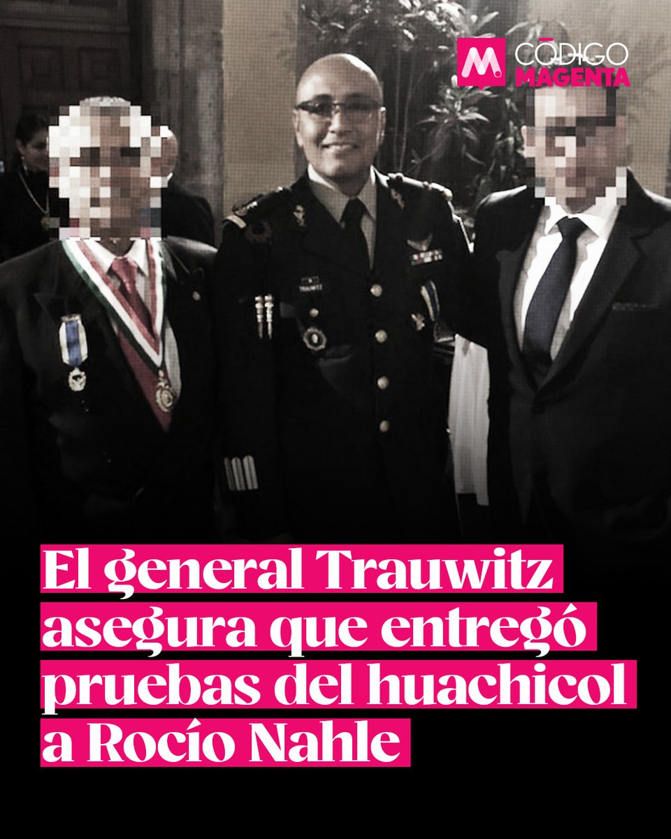 Código Magenta (@codigomagentamx) on Twitter photo ⭕ El general en retiro #EduardoLeónTrauwitz, ex subdirector de Salvaguardia Estratégica de <a href="/Pemex/">Petróleos Mexicanos</a>, afirma que en 2018 entregó a <a href="/rocionahle/">Rocío Nahle</a>, entonces secretaria de Energía, una carpeta de más de 300 hojas con gráficas, mapas, ubicaciones y nombres sobre el robo de hidrocarburos. ⭕ El general en retiro #EduardoLeónTrauwitz, ex subdirector de Salvaguardia Estratégica de <a href="/Pemex/">Petróleos Mexicanos</a>, afirma que en 2018 entregó a <a href="/rocionahle/">Rocío Nahle</a>, entonces secretaria de Energía, una carpeta de más de 300 hojas con gráficas, mapas, ubicaciones y nombres sobre el robo de hidrocarburos.