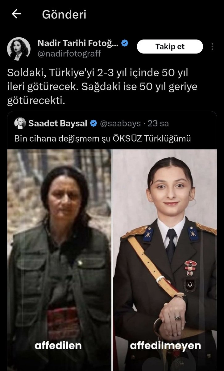 Pkklı itler işte böyle algı yapıyorlar. Akpli görünümlü Mısıroğlu Teröristleri  de  gidip bu hesabın altına destekleyici yorum yapıyorlar...
