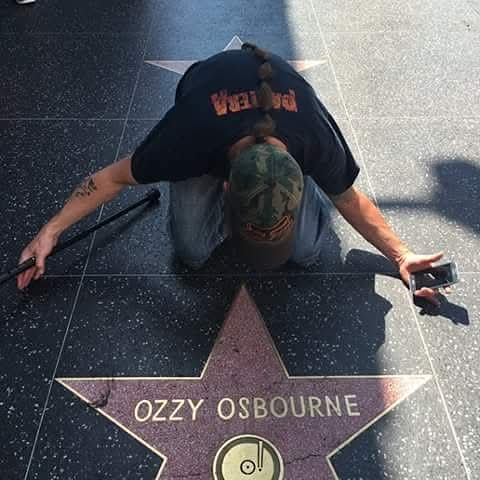 The time I went to LA &amp; saw <a href="/OzzyOsbourne/">Ozzy Osbourne</a>'s star on the walk.
#OzzyOsbourneForever #RIPOzzyOsbourne #OzzyOsbourne