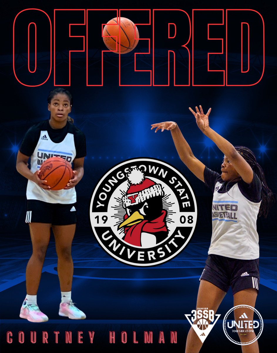 Congrats to our 2030 Guard <a href="/courtvue/">Courtney Holman 2030</a> on the offer from <a href="/YSUWomensHoops/">Youngstown State WBB🐧</a> <a href="/3SSBGCircuit/">3Stripes Select Basketball Girls Circuit</a>