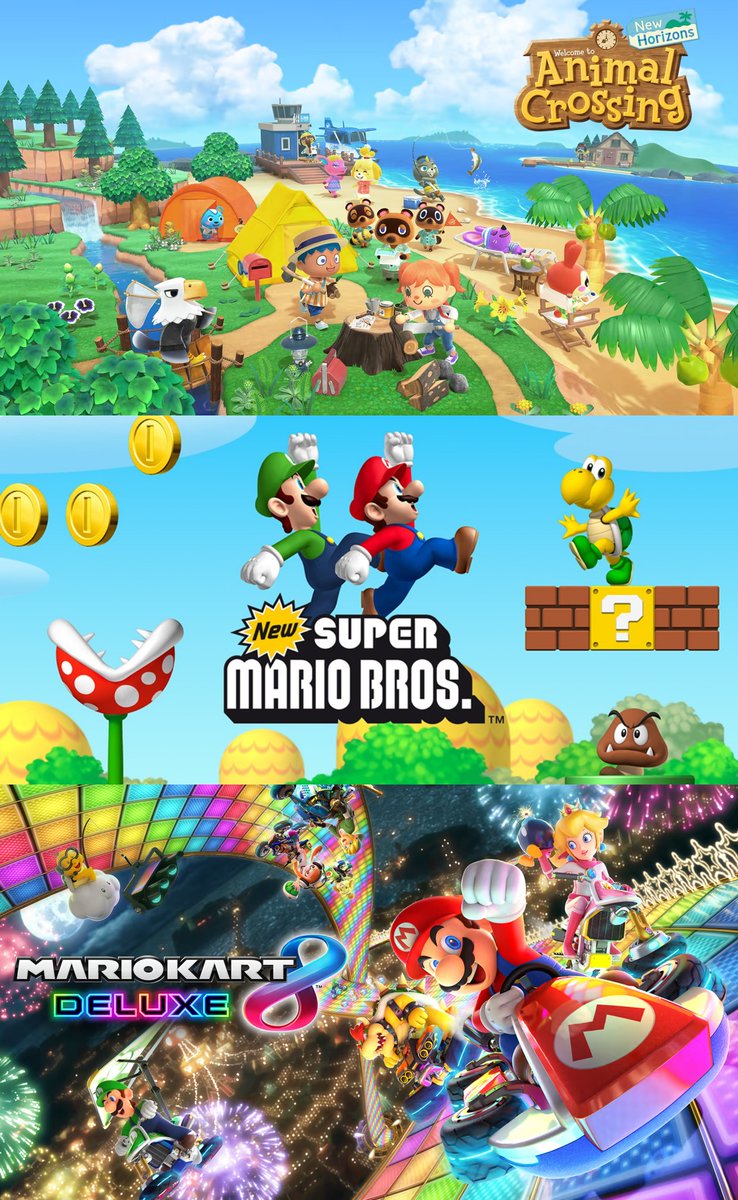 Famitsu revealed the Top 3 best selling physical games from 2005 to 2024:

1. Animal Crossing: New Horizons - 8,022,435 units
2. New Super Mario Bros. for DS - 6,435,077 units
3. Mario Kart 8 Deluxe - 6,167,617 units

famitsu.com/article/202508…