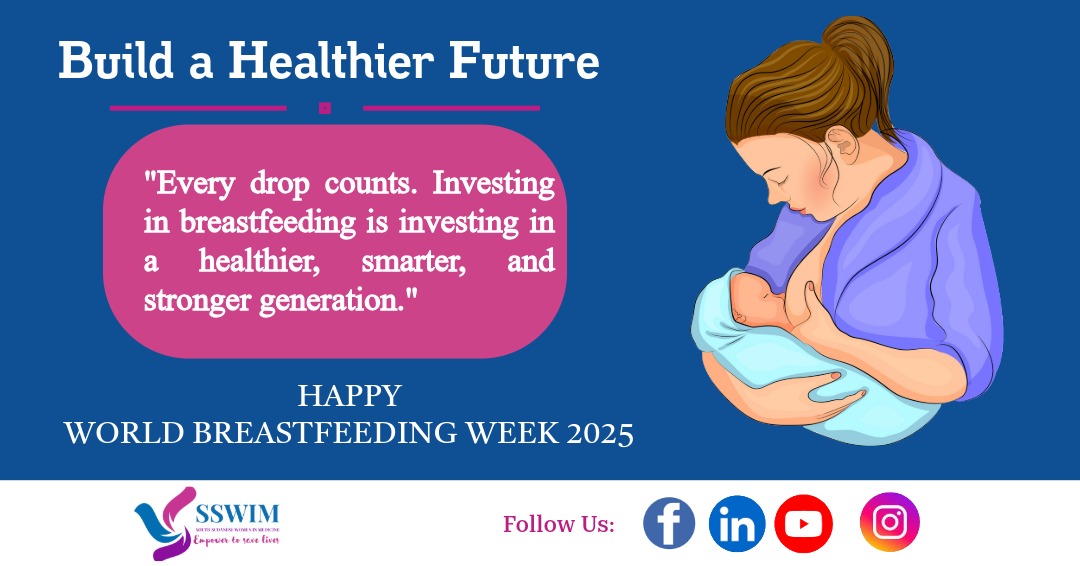 "Every drop counts." 💧
Breastfeeding is a smart investment in a healthier, smarter, and stronger generation.

Let’s support mothers this #WorldBreastfeedingWeek2025 and beyond.
#SSWIM #BreastfeedingMatters #SupportMothers #StrongerGeneration
