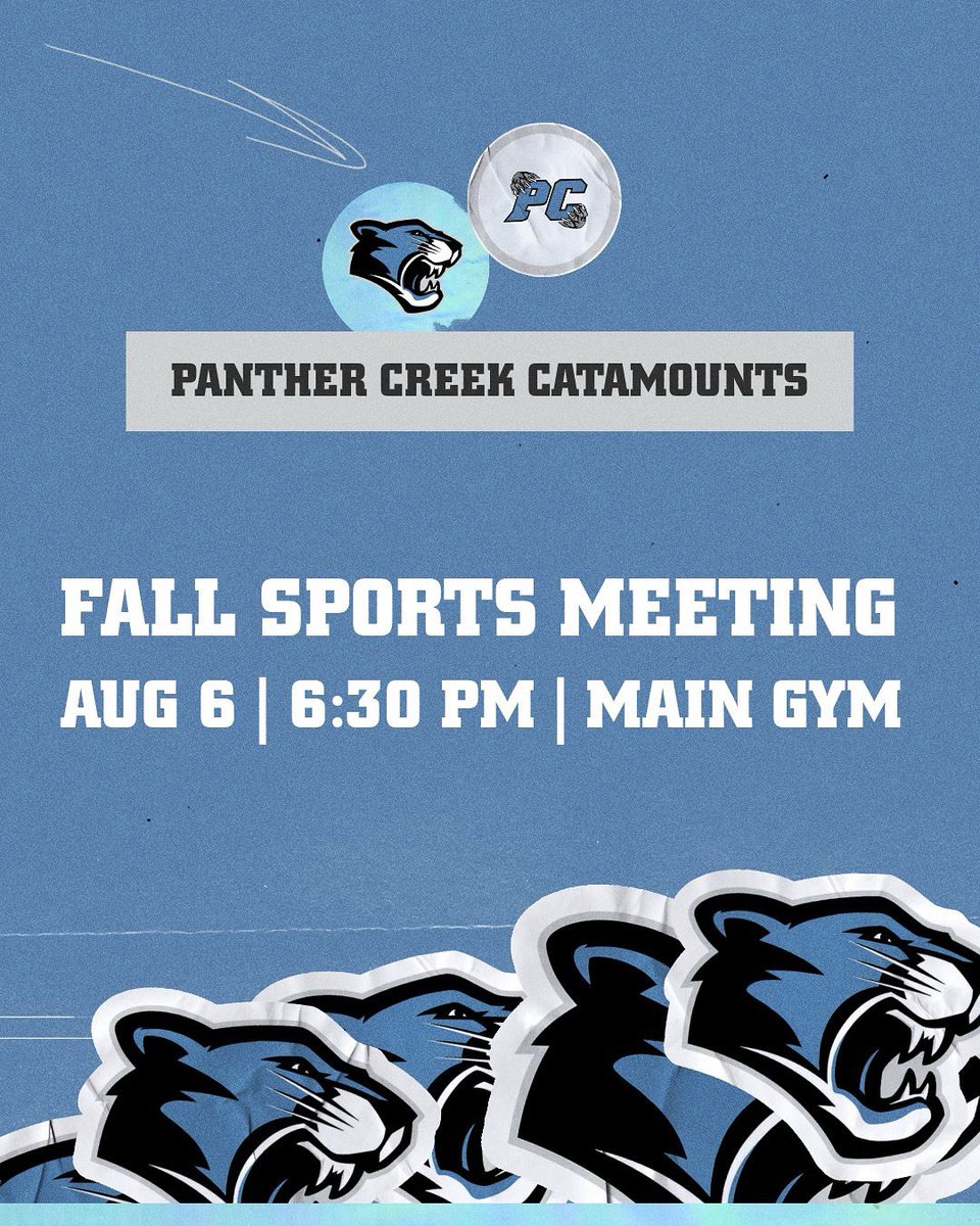 Panther Creek Athletics tweet media