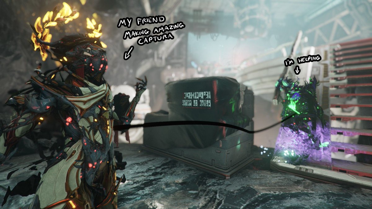 i have no idea how captura works, but my friend does!
#Warframefanart