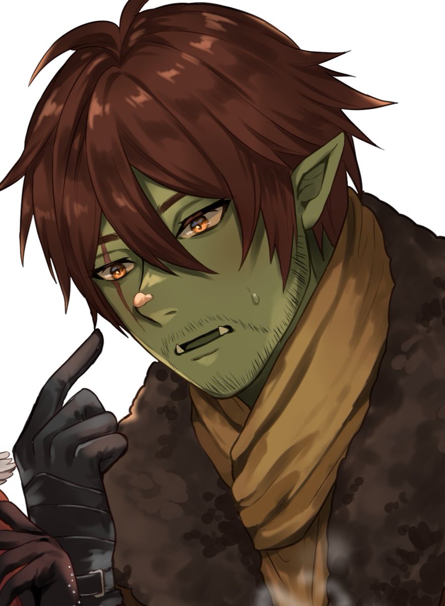 Mudi (Muddy) 🍖⚔️ Half-Orc Adventurer tweet media