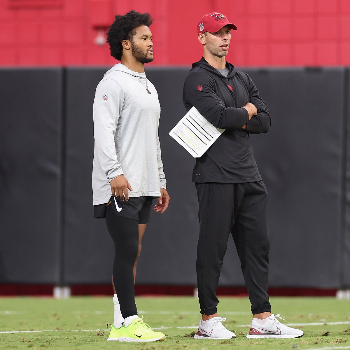 The Burns & Gambo Show (@burnsandgambo) on Twitter photo The guest list is STACKED for today's show at Cardinals Training Camp:
2:15 p.m. - <a href="/cfrelund/">cynthia frelund</a> of <a href="/nflnetwork/">NFL Network</a>
(some time after practice) - <a href="/AZCardinals/">Arizona Cardinals</a> head coach Jonathan Gannon & QB <a href="/K1/">Kyler Murray</a>
5 p.m. - Our guy <a href="/Tdrake4sports/">Tyler Drake</a> of <a href="/AZSports/">Arizona Sports</a>
Watch: youtube.com/live/OWz3Ae1Gw… The guest list is STACKED for today's show at Cardinals Training Camp:
2:15 p.m. - <a href="/cfrelund/">cynthia frelund</a> of <a href="/nflnetwork/">NFL Network</a>
(some time after practice) - <a href="/AZCardinals/">Arizona Cardinals</a> head coach Jonathan Gannon & QB <a href="/K1/">Kyler Murray</a>
5 p.m. - Our guy <a href="/Tdrake4sports/">Tyler Drake</a> of <a href="/AZSports/">Arizona Sports</a>
Watch: youtube.com/live/OWz3Ae1Gw…