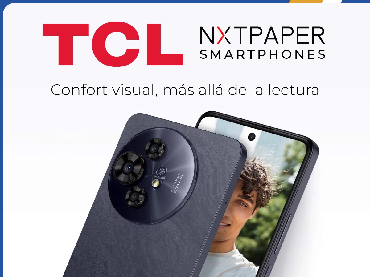 MCSI_SLU's tweet image. 📱 ¡Dale a tu catálogo una ventaja con los smartphones @tclmobilees NXTPAPER!
La nueva generación de smartphones con tecnología de pantalla que cuida la vista sin sacrificar brillo o color

🏷️ #TCLNXTPAPER #PantallaSinFatiga #SmartphonesInnovadores #RetailTec #TecnologíaSaludable