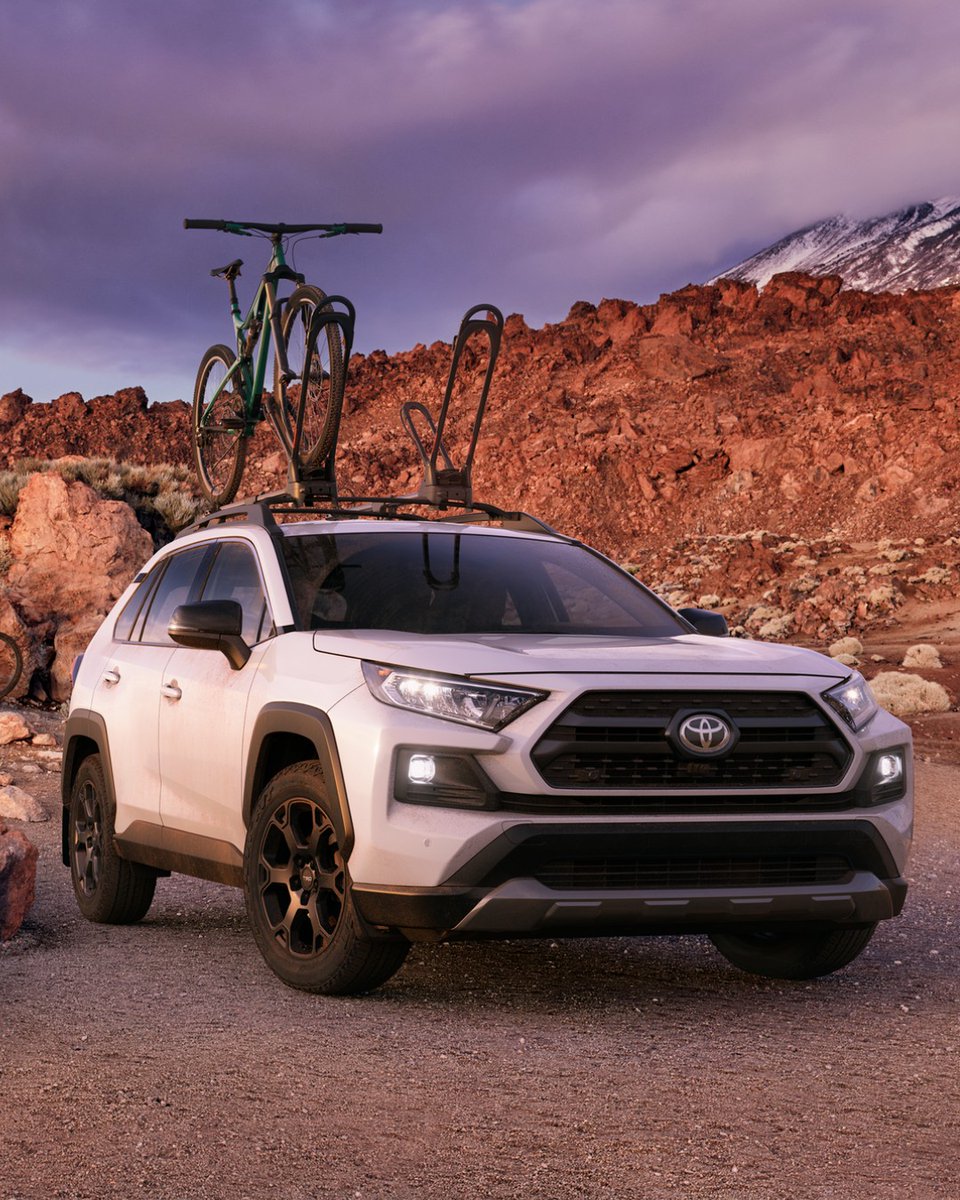 Whether navigating city streets or exploring off-road trails, the Toyota RAV4 delivers. With available AWD, spacious cargo, and a sleek design, it's the SUV that adapts to your lifestyle. Let us help find your RAV4 at Modesto Toyota: bit.ly/4oDTgHM