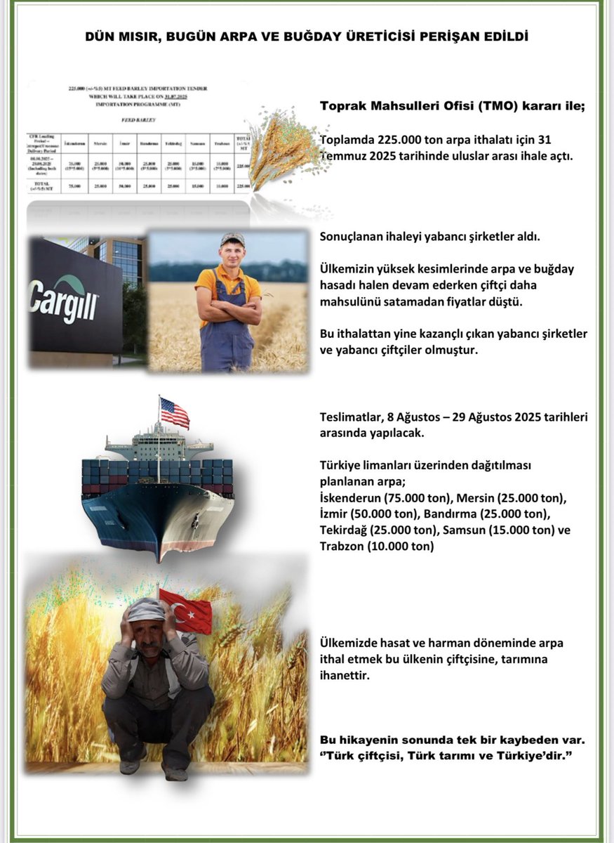 Hasan Gürtan (@gurtanhasan) on Twitter photo Kaybeden Türk milletinin efendisi çiftçilerimizdir
kazanan yabancı çiftçiler, yabancı şirketler!…
<a href="/GelecekPartiTR/">Gelecek Partisi</a> <a href="/Ahmet_Davutoglu/">Ahmet Davutoğlu</a>
#ihanet Kaybeden Türk milletinin efendisi çiftçilerimizdir
kazanan yabancı çiftçiler, yabancı şirketler!…
<a href="/GelecekPartiTR/">Gelecek Partisi</a> <a href="/Ahmet_Davutoglu/">Ahmet Davutoğlu</a>
#ihanet