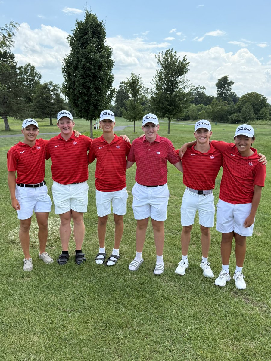 The Trojans defended our title at the Dan Kendig Memorial Invite hosted by Covington at Echo Hills. The guys shot 306 to defeat a 16-team field.

<a href="/MSargentFORE/">Mitchell Sargent</a> 71 🥇(tied)
<a href="/VanAndrewDavis/">Van Davis</a> 74
<a href="/ColeOswalt8/">Cole Oswalt</a> 76
<a href="/LukeWelker/">Luke Welker</a> 85
<a href="/CEgbert2028/">chase egbert</a> 90
Graham Sargent 93

<a href="/troyhstrojans/">Troy Athletics</a>