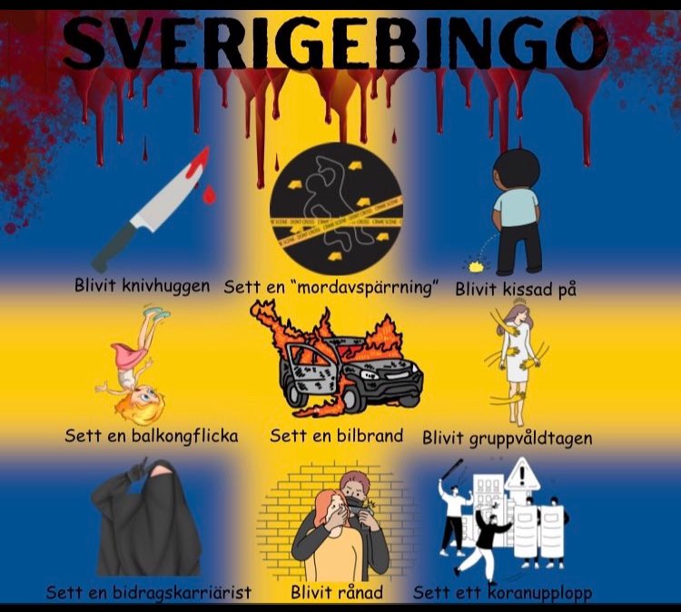Sverigebingo ändå ❤️