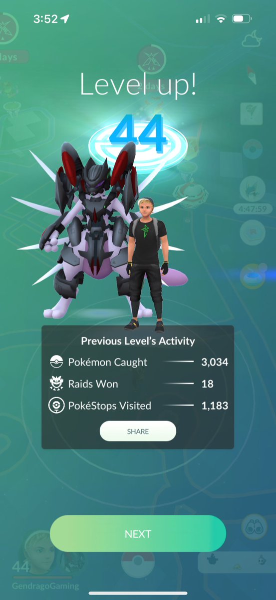 Woooooo lv 44 🎉🎉🎉🎉

I remember people telling me I will never go from 40 to 50 by the new year. I love it when people tell me I can’t do something. That being said it’s going to be rlly close lol… But I think I’m crazy enough to do it.

Honestly I am really enjoying the