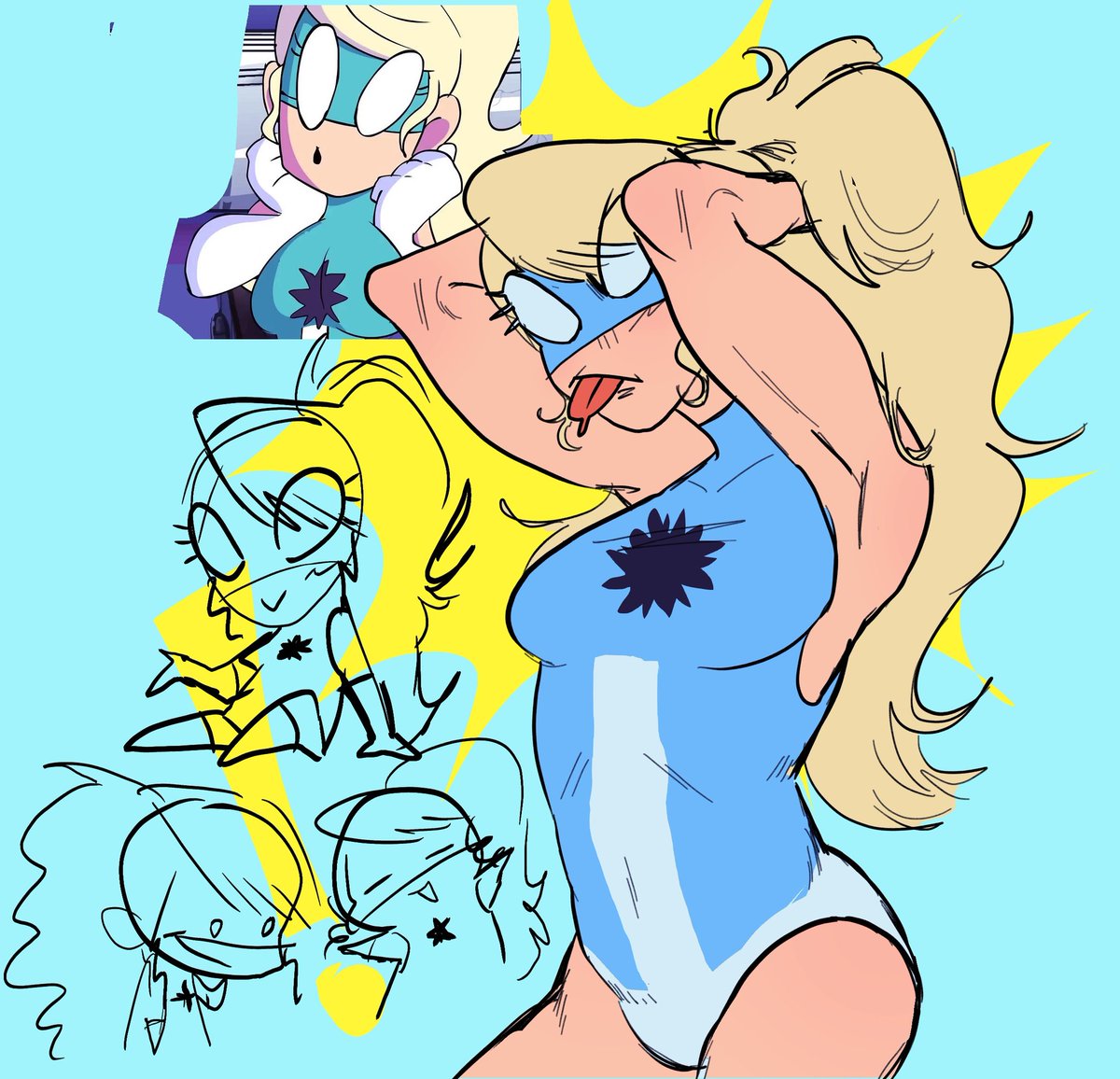 I wanted to do an anatomy practice
Also, smash grl!!!!!!