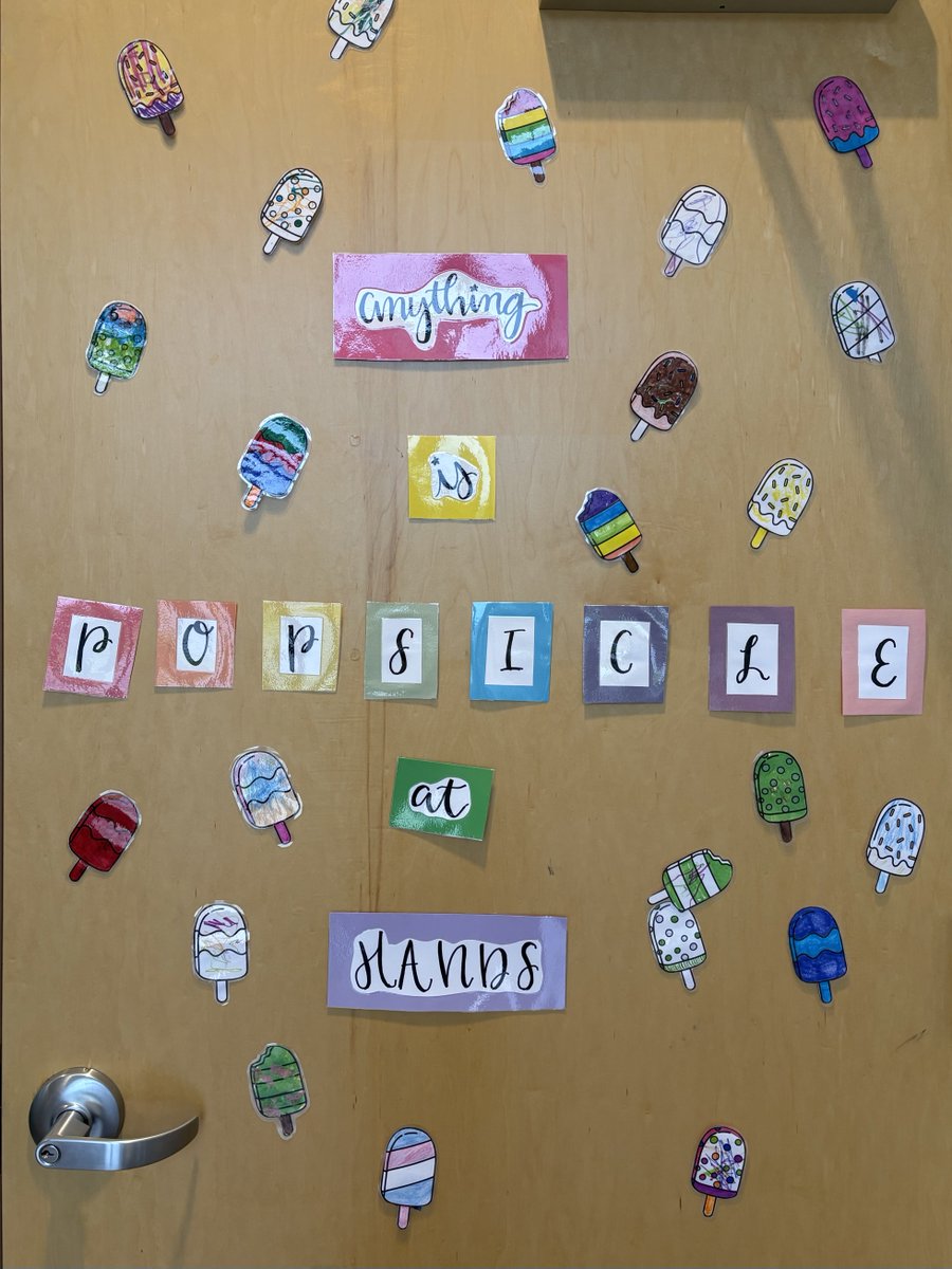 aba_HANDS's tweet photo. We had to show off our summer decor at City Farm! Our staff and clients used their creativity to decorate some awesome popsicles and puzzle pieces.🍭🧩

#clinicdecor #summerdecor #inclusivecare #abaclinicdecor #aba https://t.co/ySElNI63LP