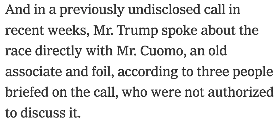 elivalley's tweet photo. 🚨TRUMP IS ADVISING CUOMO🚨 https://t.co/sZ7aZAx3o2