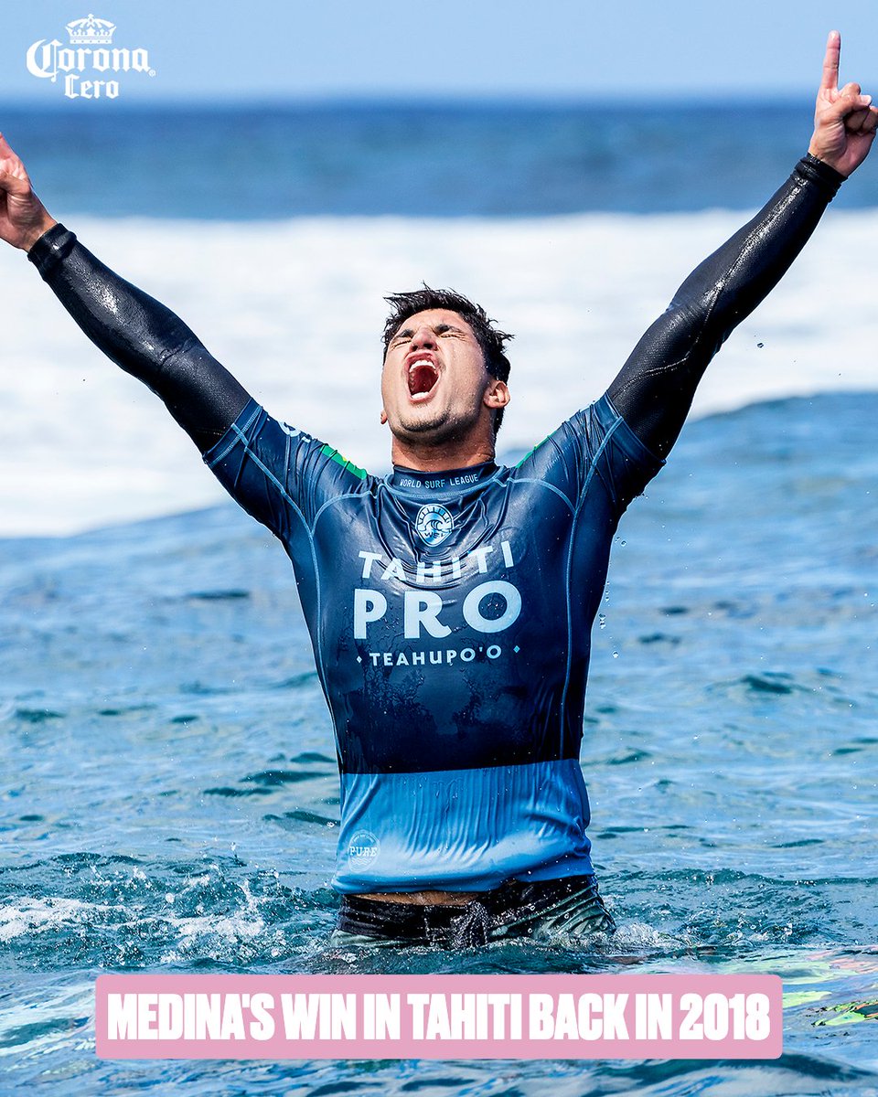 wsl's tweet photo. The well-rounded @gabriel1medina 🥷

Everyone expects to see barrels at Teahupo’o, but knowing the swell is something out of our hands, the 2018 event ended up running mostly in small conditions.

However, if you want to be the best, you’ve got to adapt to the environment.

And that’s exactly what Medina did that year, proving once again that he’s one of the best at this wave, regardless of its size.

@lexus #TahitiPro @iseasunglasses @corona cero