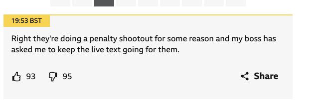 mitch_fretton's tweet image. What is going on in the BBC live chat for the Arsenal game? 🤣