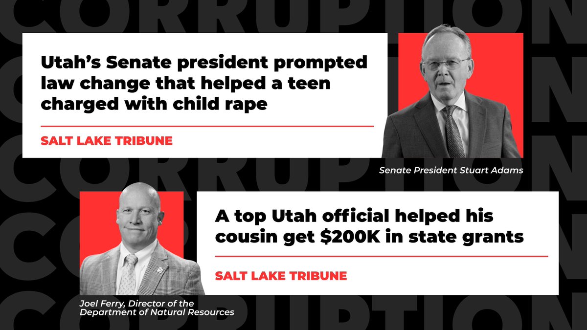 Corruption.