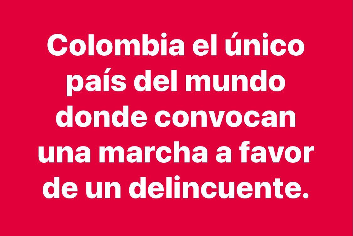 Normal en el país que votó NO a la Paz.
