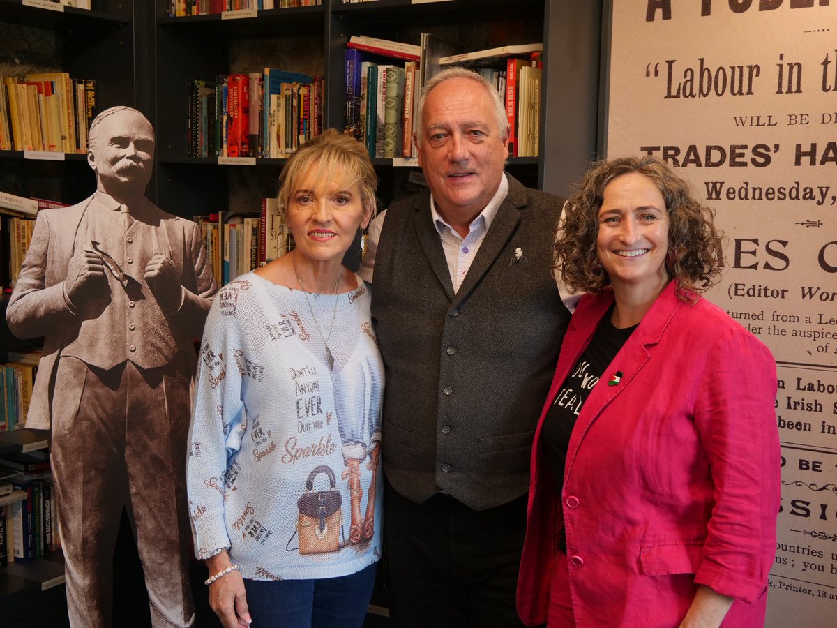Áras Uí Chonghaile | James Connolly Visitor Centre (@jamesconnollyvc) on Twitter photo A huge go raibh míle maith agaibh to <a href="/LNBDublin/">Lynn Boylan 🍷📖🐾</a> MEP and <a href="/M_AndersonSF/">Martina Anderson Sinn Féin🇮🇪</a> for their insightful and thought provoking talk today on Irish Neutrality.
Many thanks also to our audience for joining us for this important and timely conversation 👏 A huge go raibh míle maith agaibh to <a href="/LNBDublin/">Lynn Boylan 🍷📖🐾</a> MEP and <a href="/M_AndersonSF/">Martina Anderson Sinn Féin🇮🇪</a> for their insightful and thought provoking talk today on Irish Neutrality.
Many thanks also to our audience for joining us for this important and timely conversation 👏