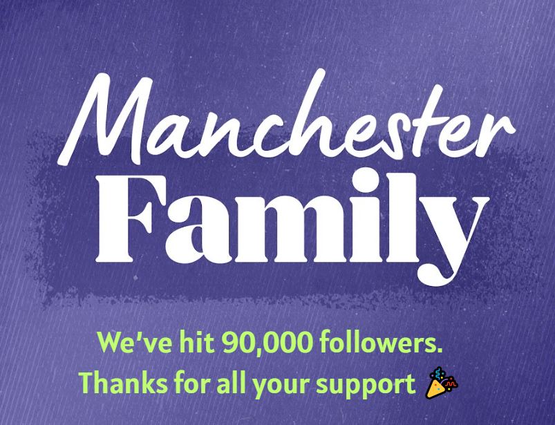 Celebrating a big milestone today!! If you know a parent, grandparent, or carer who's interested in finding out about news and events for families in Manchester, tell them we're here!! They might just need us in the school holidays😜#manchesterfamily #summerholidays