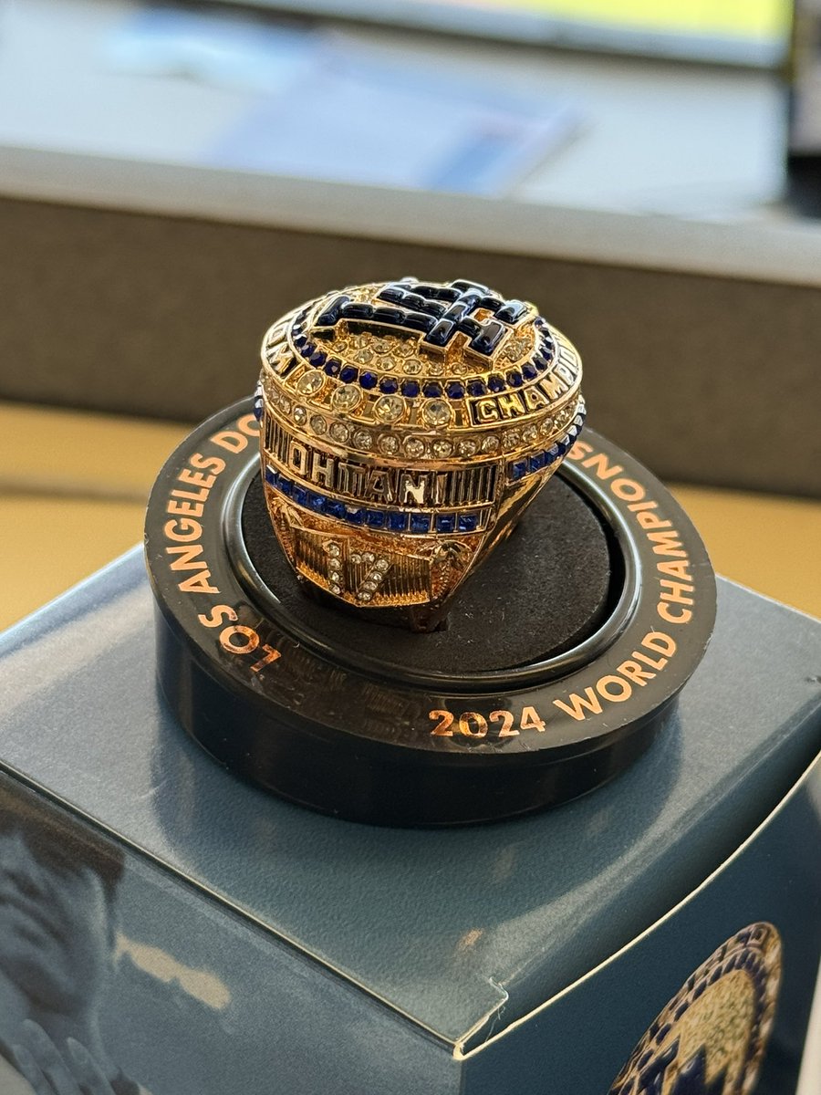 Shohei Ohtani ワールドシリーズリング NEW 2024 LOS ANGELES LA DODGERS WORLD SERIES CHAMPIONSHIP
