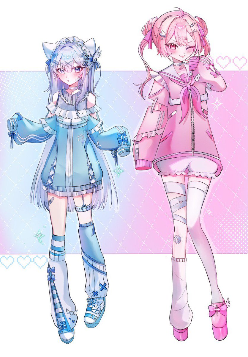 astroyuna's tweet photo. kanamizu in tenshi kawaii style💙💖
#prsk_FA https://t.co/CMPWSTm4Oa