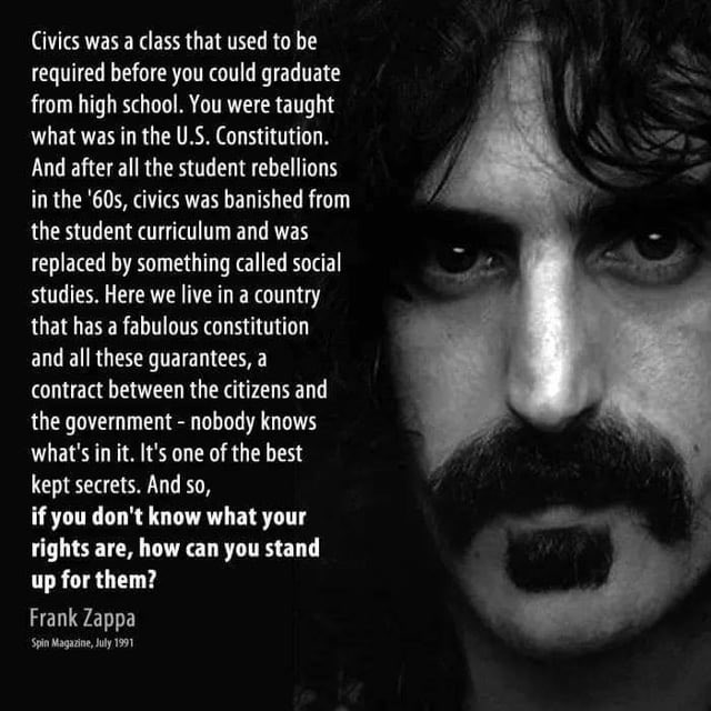 Millions of AmeriKKKans have been taught to revere the U.S. constitution, but when it comes to what’s actually in it … not so much. So I’m forced to repeat the same question I asked decades ago: if you don’t know what your rights are, how can you stand up for them?
