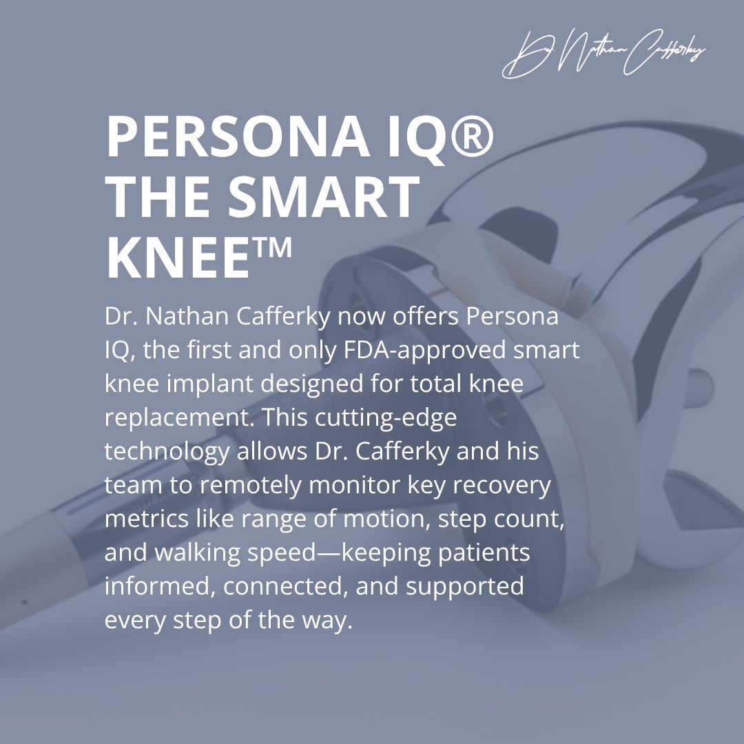 Introducing Persona IQ—the world’s first smart knee implant.

This groundbreaking technology tracks your recovery in real time, so you and your care team stay connected and informed with every step you take.

Learn more 👉 buff.ly/apXK6Af 

#SmartKnee #PersonaIQ