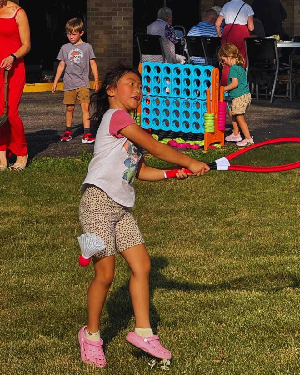gs_lacrosse's tweet image. What an evening! 🌟 Thanks to all who joined us for #NationalNightOut. Food, games &amp;amp; connection with neighbors + local heroes made it a night to remember. Grateful to the City of La Crosse &amp;amp; Hintgen Neighborhood Association! 💛
#LaCrosseWI #CommunityStrong