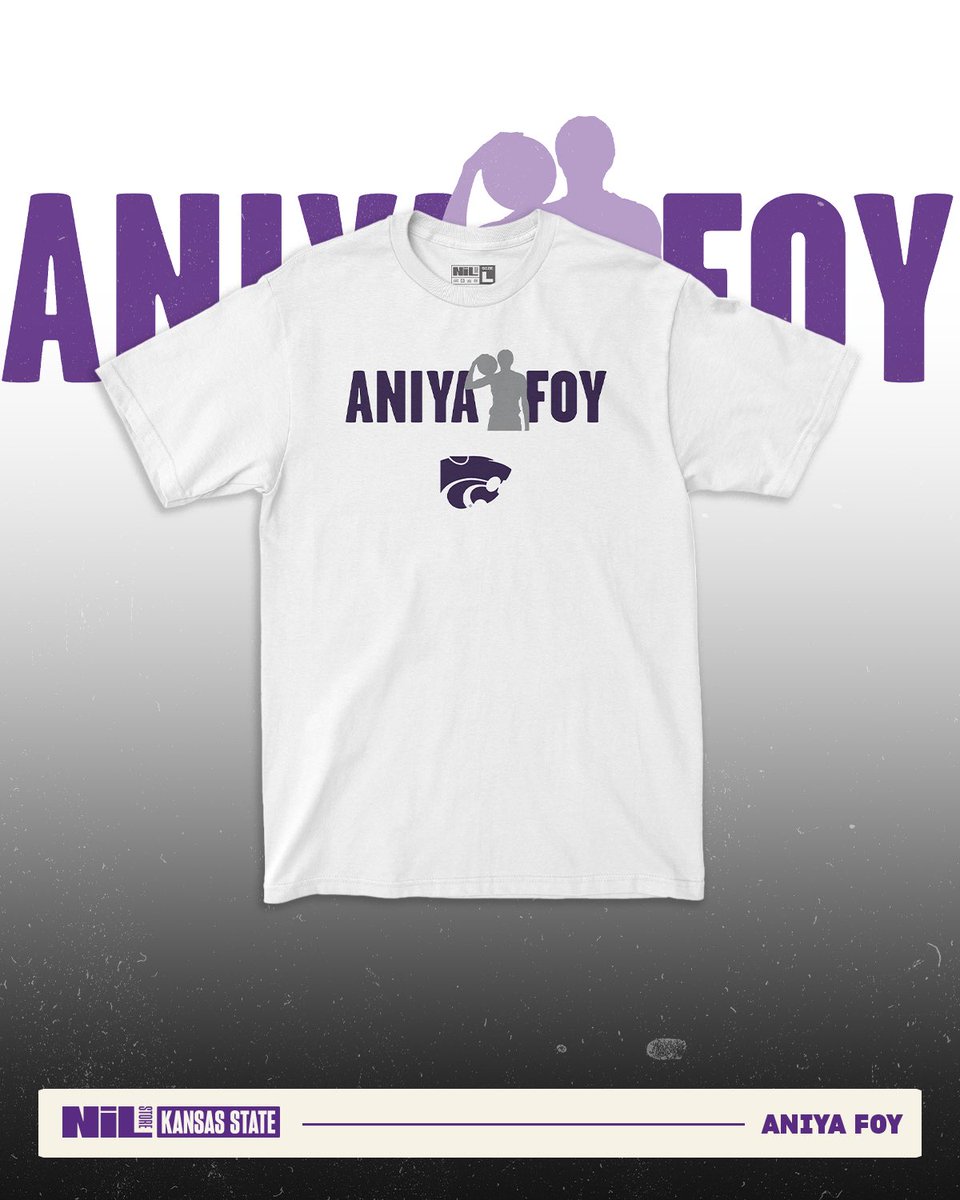 KStateNILStore's tweet image. Never too early to shop for basketball season with our Aniya Foy exclusive drop!

Shop here: nil.store/kansas-state/k…