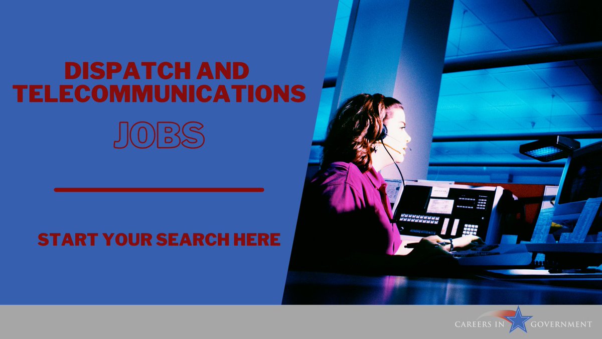 📞🚨 Interested in dispatch or telecommunications? Explore open positions with state &amp; local governments now! Apply today: careersingovernment.com/categories/715…