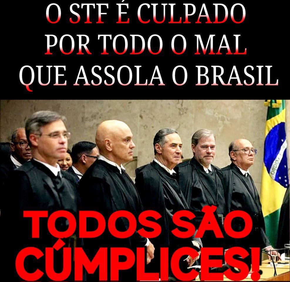O GOLPE FOI DO TSE / STF / PT‼️

O QUE MAIS FALTA, PARA RESTAURAÇÃO DA VERDADEIRA DEMOCRACIA E PRISÃO DOS ENVOLVIDOS❓️

REAJA BRASIL‼️
PRISÃO URGENTE DE TODOS ENVOLVIDOS 🤬🤬