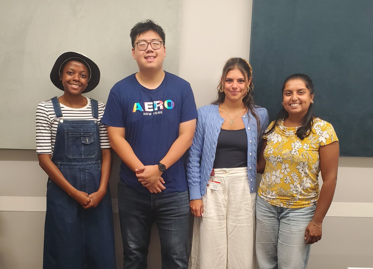PhD Orientation kicks off a week of introductions, activities, and exploration in the biomedical sciences as we welcome Cheyenne, Harry, Georgette, and Pooja!