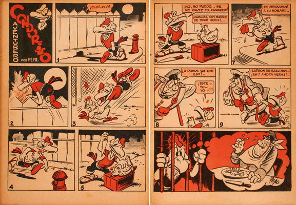 Biblioteca Nacional (@bnchile) on Twitter photo El 6 de agosto de 1949 fue publicada la primera viñeta de Condorito, aparecida en el número uno de la revista Okey y dibujada por René Ríos Boettiger. Acá puedes ver la portada de Ok y la primera historieta del personaje: <a href="/MemoriaChilena/">Memoria Chilena</a> memoriachilena.gob.cl/archivos2/pdfs… El 6 de agosto de 1949 fue publicada la primera viñeta de Condorito, aparecida en el número uno de la revista Okey y dibujada por René Ríos Boettiger. Acá puedes ver la portada de Ok y la primera historieta del personaje: <a href="/MemoriaChilena/">Memoria Chilena</a> memoriachilena.gob.cl/archivos2/pdfs…