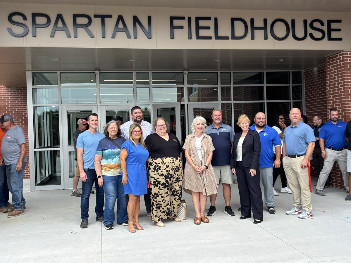 NEMO Pressbox (@nemopressbox) on Twitter photo Ribbon-cutting for the new Spartan Fieldhouse at Moberly High School <a href="/MoberlyAD/">Moberly Activities Department</a> Ribbon-cutting for the new Spartan Fieldhouse at Moberly High School <a href="/MoberlyAD/">Moberly Activities Department</a>