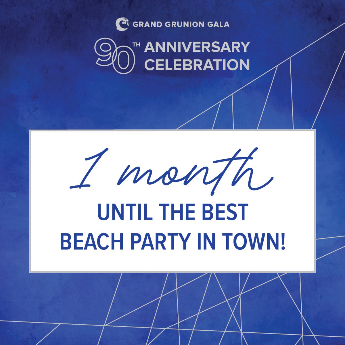 Join us as we celebrate our 90th anniversary! We'll kick off the evening with craft cocktails, appetizers, and a silent auction at 5 p.m., followed by a gourmet dinner, program and live auction in the courtyard. 

Get your tickets today! cabrilloaquarium.info/44zgbe9