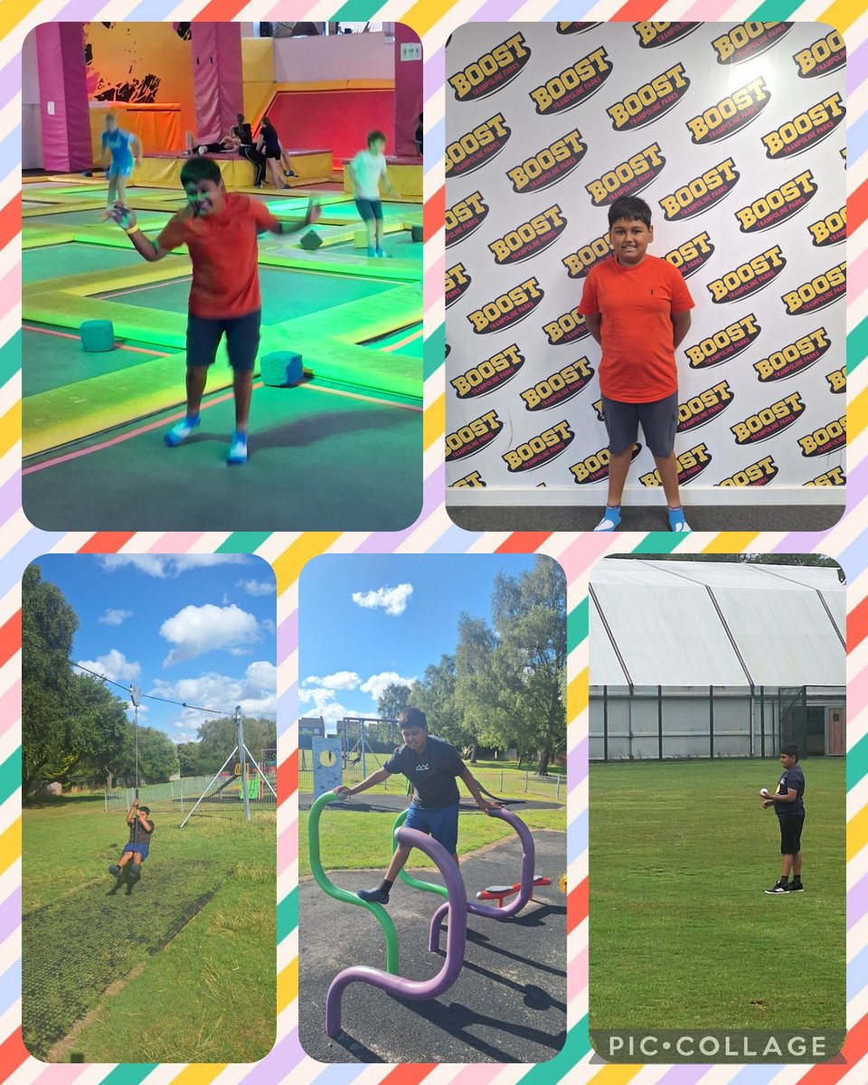 Enjoying some time at the park, playing cricket, and a bounce session with friends. 
#summerholiday #teachermum