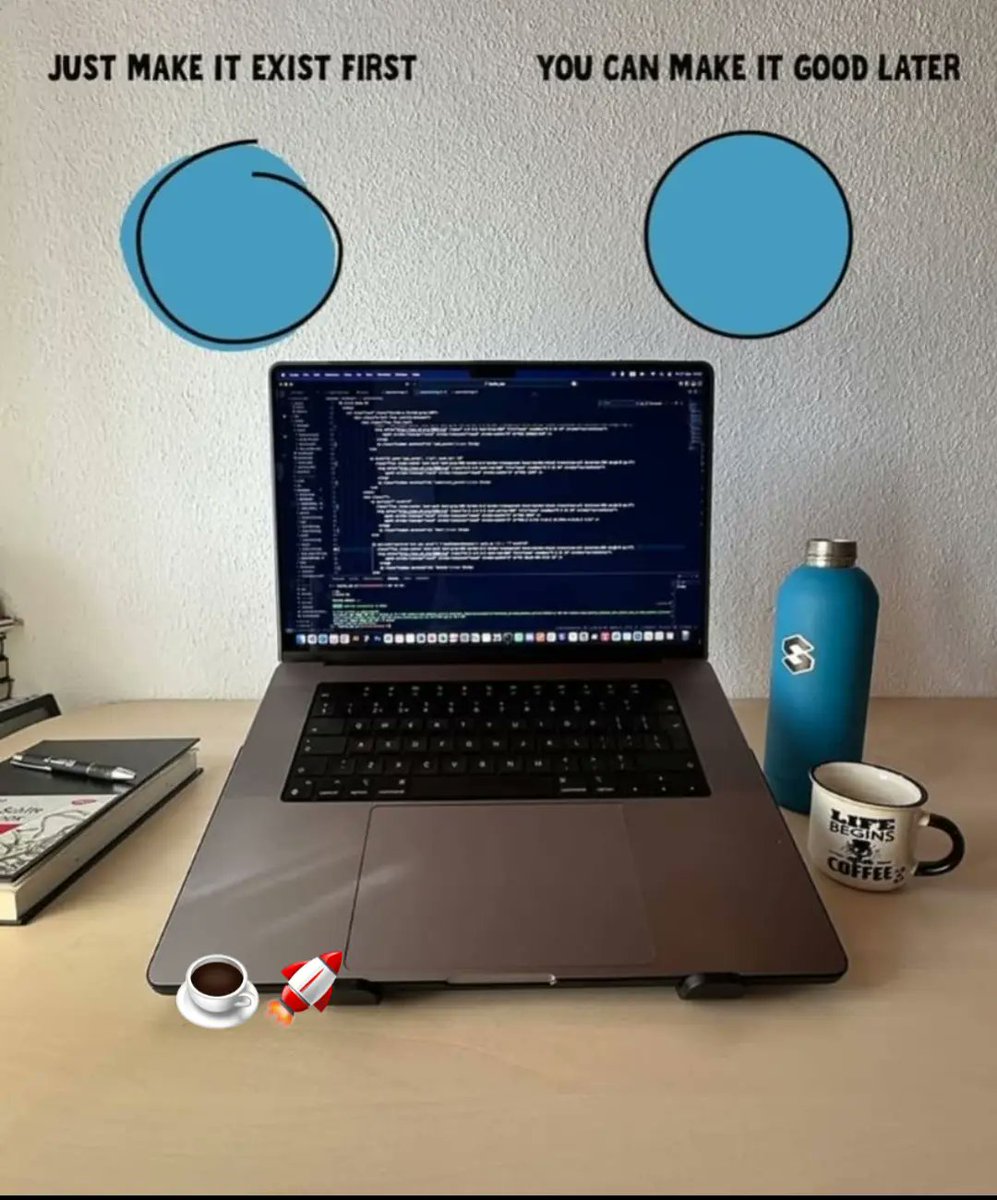 Techman_Dev's tweet image. Programming Fact🚀✅️
#CodeLife #DevLife
#100DaysOfCode #TechTwitter
#BuildInPublic #NoDaysOff #GrindMode #StayHungry
#LevelUp #Mindset #programmingjobs #programming101 #programming #tech #nodejs #vuejs
#programming #programmer #programmerlife #htmlcss