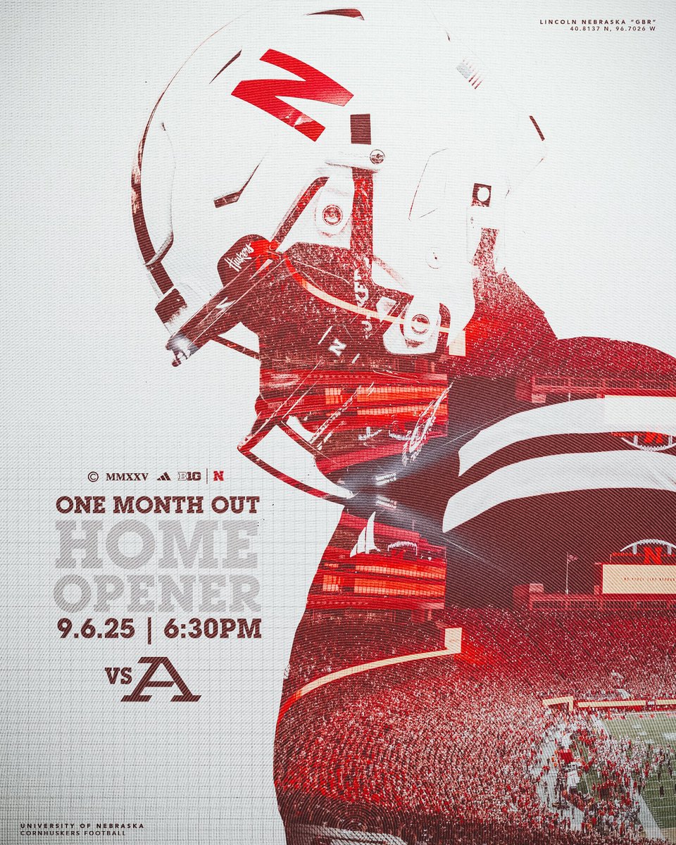 y'all ready?

🎟️ go.unl.edu/4dki