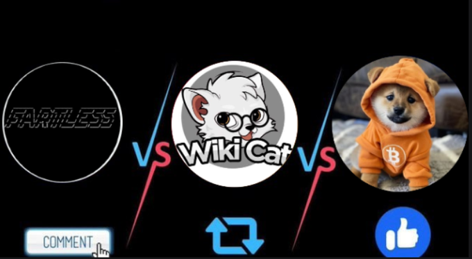 Which #memecoin  has strong community? 
Fartless or  $WKC  or $DOG ???

$WKC         = 🔁 
Fartless      = 💬
$DOG         =  ❤️