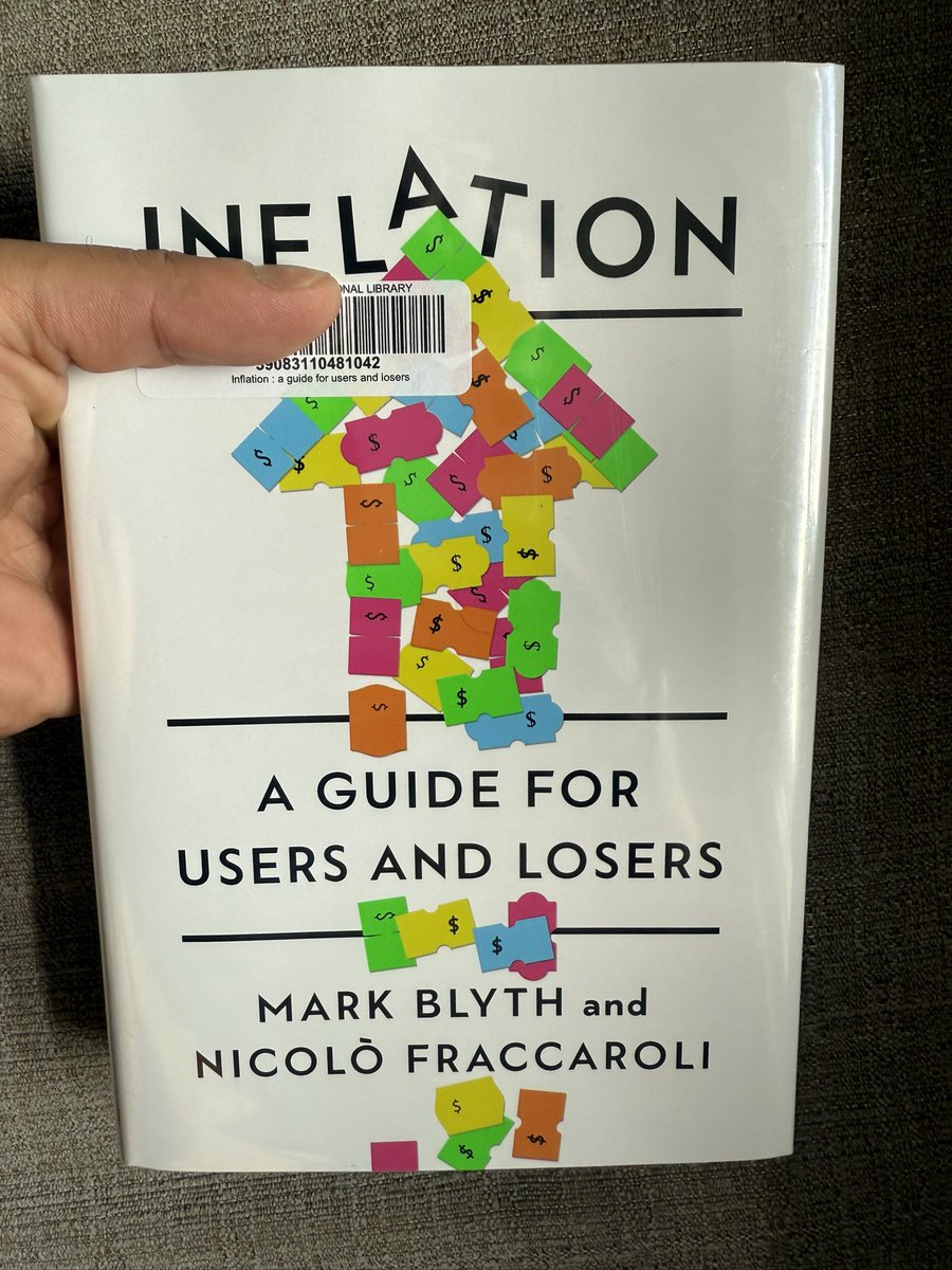 Pavan Sodhan (@psodhan) on Twitter photo Highly recommend buying <a href="/MkBlyth/">Mark Blyth</a> & <a href="/NicFraccaroli/">Nicolò Fraccaroli</a> tremendous new book showcasing how inflation truly operates, it’s varied effect on the multitude of actors in the economy and what public leaders can do to offset the harms it causes, which I reviewed for <a href="/BooksinFive/">Booksin5</a> below!
1/5 Highly recommend buying <a href="/MkBlyth/">Mark Blyth</a> & <a href="/NicFraccaroli/">Nicolò Fraccaroli</a> tremendous new book showcasing how inflation truly operates, it’s varied effect on the multitude of actors in the economy and what public leaders can do to offset the harms it causes, which I reviewed for <a href="/BooksinFive/">Booksin5</a> below!
1/5